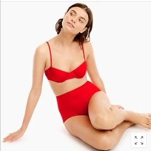 J.Crew Red Bikini